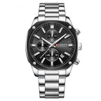 Six - hand Waterproof Business Mens Watch With A Calendar - Oopsdadforgot.com