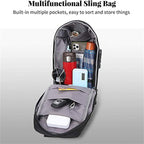 Sling Bag, Waterproof Men's Chest Bag Shoulder Bags Crossbody Sling Backpack For Men - Oopsdadforgot.com