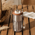 Smart Digital Thermal Bottle Portable Coffee Mug Stainless Steel Water Bottle In - Car Insulated Cup Keep Cold Vacuum Flasks 450ml - Oopsdadforgot.com