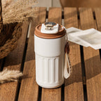 Smart Digital Thermal Bottle Portable Coffee Mug Stainless Steel Water Bottle In - Car Insulated Cup Keep Cold Vacuum Flasks 450ml - Oopsdadforgot.com