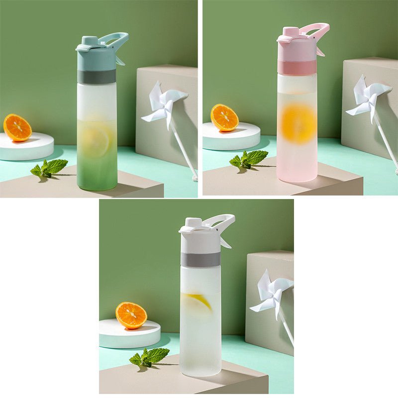Spray Water Bottle For Girls Outdoor Sport Fitness Water Cup Large Capacity Spray Bottle Drinkware Travel Bottles Kitchen Gadgets - Oopsdadforgot.com