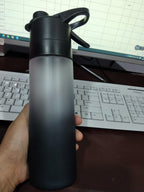 Spray Water Bottle For Girls Outdoor Sport Fitness Water Cup Large Capacity Spray Bottle Drinkware Travel Bottles Kitchen Gadgets - Oopsdadforgot.com