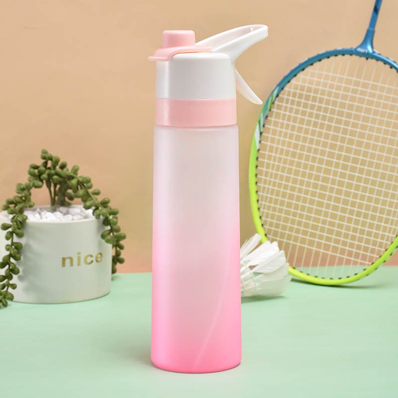 Spray Water Bottle For Girls Outdoor Sport Fitness Water Cup Large Capacity Spray Bottle Drinkware Travel Bottles Kitchen Gadgets - Oopsdadforgot.com