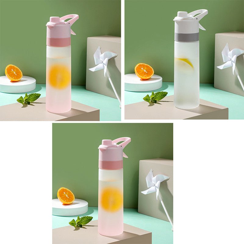 Spray Water Bottle For Girls Outdoor Sport Fitness Water Cup Large Capacity Spray Bottle Drinkware Travel Bottles Kitchen Gadgets - Oopsdadforgot.com
