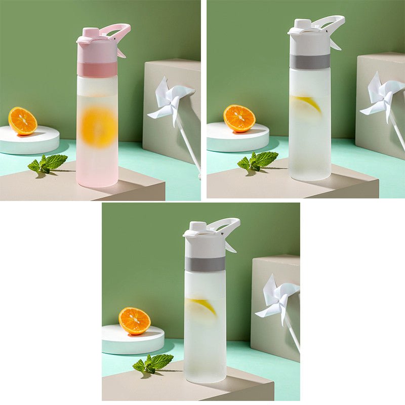Spray Water Bottle For Girls Outdoor Sport Fitness Water Cup Large Capacity Spray Bottle Drinkware Travel Bottles Kitchen Gadgets - Oopsdadforgot.com