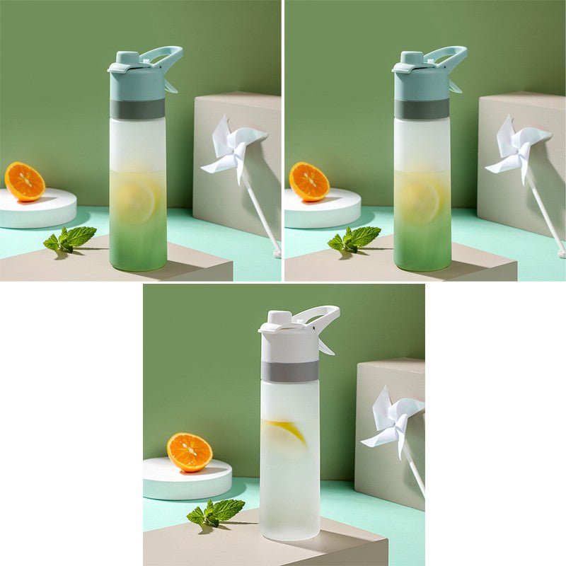 Spray Water Bottle For Girls Outdoor Sport Fitness Water Cup Large Capacity Spray Bottle Drinkware Travel Bottles Kitchen Gadgets - Oopsdadforgot.com