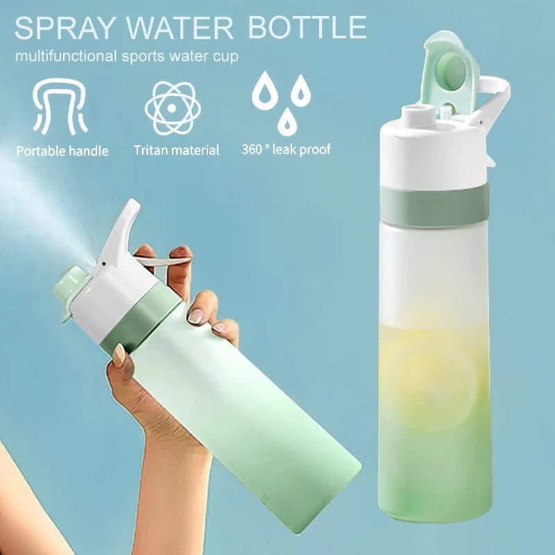 Spray Water Bottle For Girls Outdoor Sport Fitness Water Cup Large Capacity Spray Bottle Drinkware Travel Bottles Kitchen Gadgets - Oopsdadforgot.com