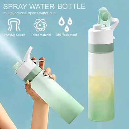 Spray Water Bottle For Girls Outdoor Sport Fitness Water Cup Large Capacity Spray Bottle Drinkware Travel Bottles Kitchen Gadgets - Oopsdadforgot.com