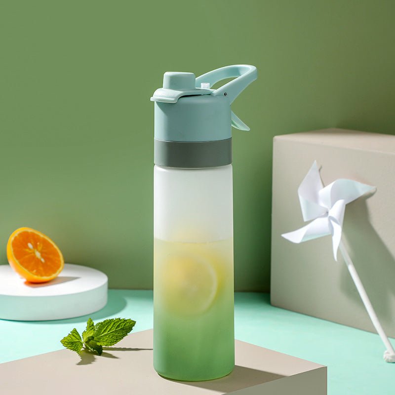 Spray Water Bottle For Girls Outdoor Sport Fitness Water Cup Large Capacity Spray Bottle Drinkware Travel Bottles Kitchen Gadgets - Oopsdadforgot.com