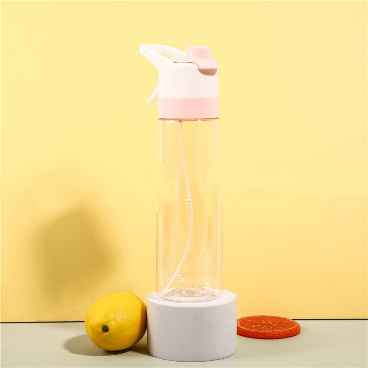 Spray Water Bottle For Girls Outdoor Sport Fitness Water Cup Large Capacity Spray Bottle Drinkware Travel Bottles Kitchen Gadgets - Oopsdadforgot.com