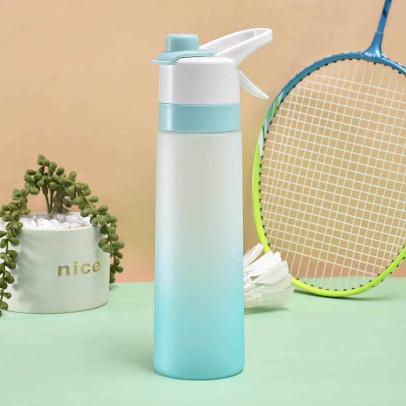 Spray Water Bottle For Girls Outdoor Sport Fitness Water Cup Large Capacity Spray Bottle Drinkware Travel Bottles Kitchen Gadgets - Oopsdadforgot.com