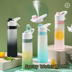 Spray Water Bottle For Girls Outdoor Sport Fitness Water Cup Large Capacity Spray Bottle Drinkware Travel Bottles Kitchen Gadgets - Oopsdadforgot.com