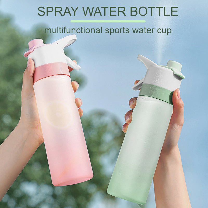 Spray Water Bottle For Girls Outdoor Sport Fitness Water Cup Large Capacity Spray Bottle Drinkware Travel Bottles Kitchen Gadgets - Oopsdadforgot.com