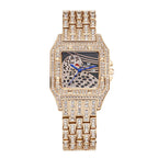 Square Full Star Leopard Diamond Women's Watch Quartz Women's Watch - Oopsdadforgot.com