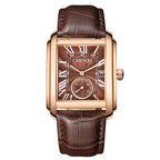 Square Quartz Watch Strap Watch Men - Oopsdadforgot.com