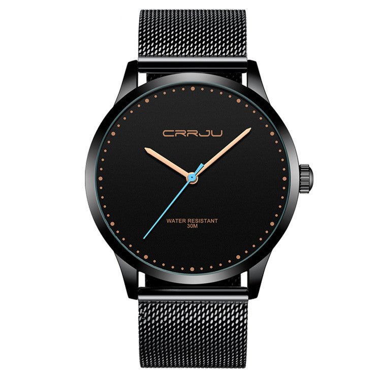 Stainless Steel Mesh Belt Fashion Watch Men - Oopsdadforgot.com