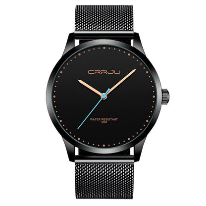 Stainless Steel Mesh Belt Fashion Watch Men - Oopsdadforgot.com