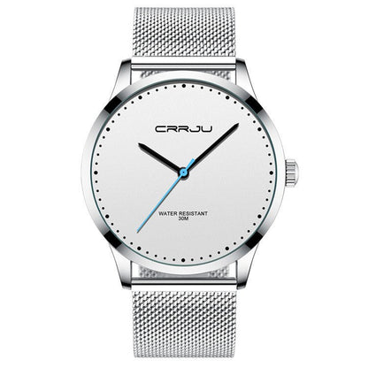 Stainless Steel Mesh Belt Fashion Watch Men - Oopsdadforgot.com