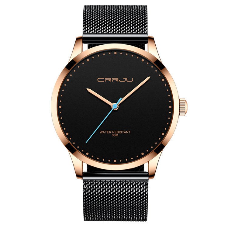 Stainless Steel Mesh Belt Fashion Watch Men - Oopsdadforgot.com