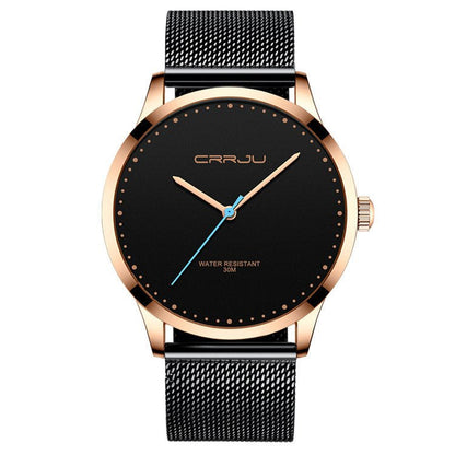 Stainless Steel Mesh Belt Fashion Watch Men - Oopsdadforgot.com