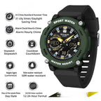 Students Dual - display Luminous Chronograph Watch For Hiking - Oopsdadforgot.com
