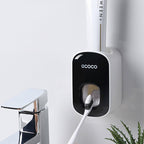 Wall Mounted Automatic Toothpaste Holder Bathroom Accessories Set Dispenser - Oopsdadforgot.com