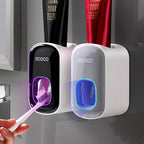 Wall Mounted Automatic Toothpaste Holder Bathroom Accessories Set Dispenser - Oopsdadforgot.com