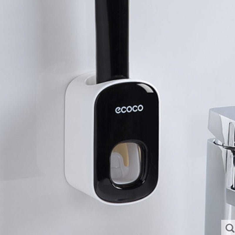 Wall Mounted Automatic Toothpaste Holder Bathroom Accessories Set Dispenser - Oopsdadforgot.com