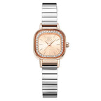 Watch Women's Square Mesh Belt With Diamond Watch - Oopsdadforgot.com
