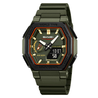 Waterproof Multi - function Digital Watch For Students A Versatile Sports - style Dual - display Wristwatch - Oopsdadforgot.com