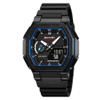 Waterproof Multi - function Digital Watch For Students A Versatile Sports - style Dual - display Wristwatch - Oopsdadforgot.com