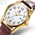 Waterproof Quartz Watch Digital Scale Simple Men - Oopsdadforgot.com