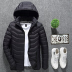 Winter Heated Jacket USB Electric Cotton Coat Zip - up Heater Thermal Clothing Heating Vest For Men - Oopsdadforgot.com