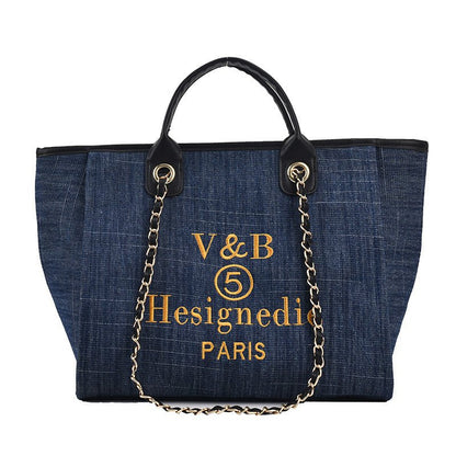 Women's Bag New European And American Bags Big Bag Shoulder Bag Large Capacity Chain Handbag Ins Messenger Bag - Oopsdadforgot.com