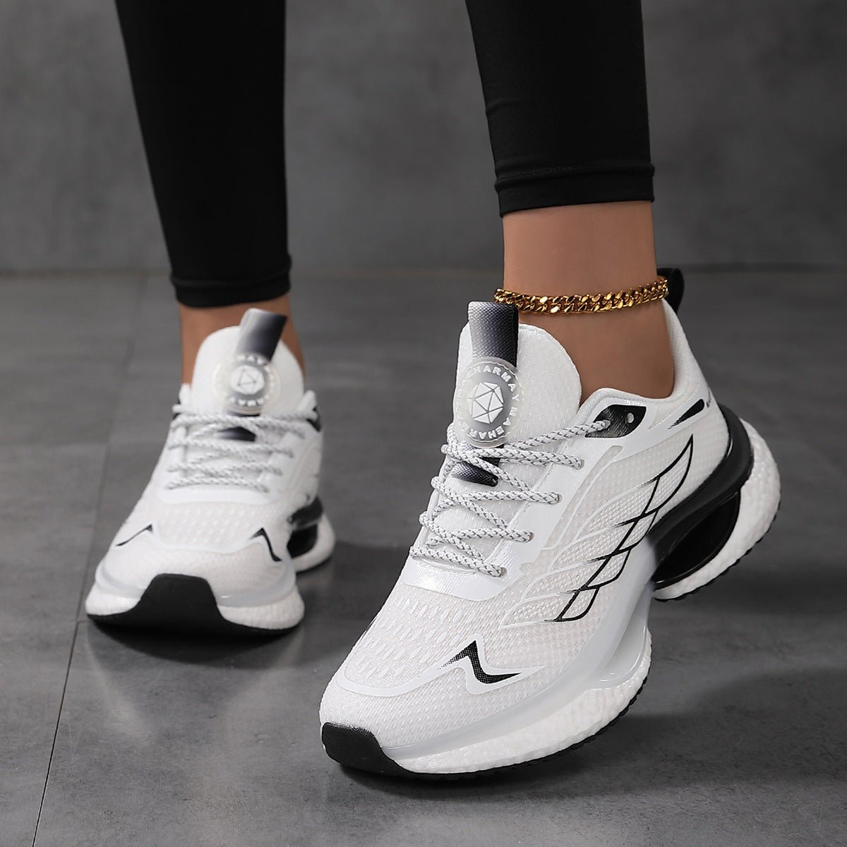 Womens Lightweight Shock - Absorbing Mesh Running Shoes For Sports - Oopsdadforgot.com