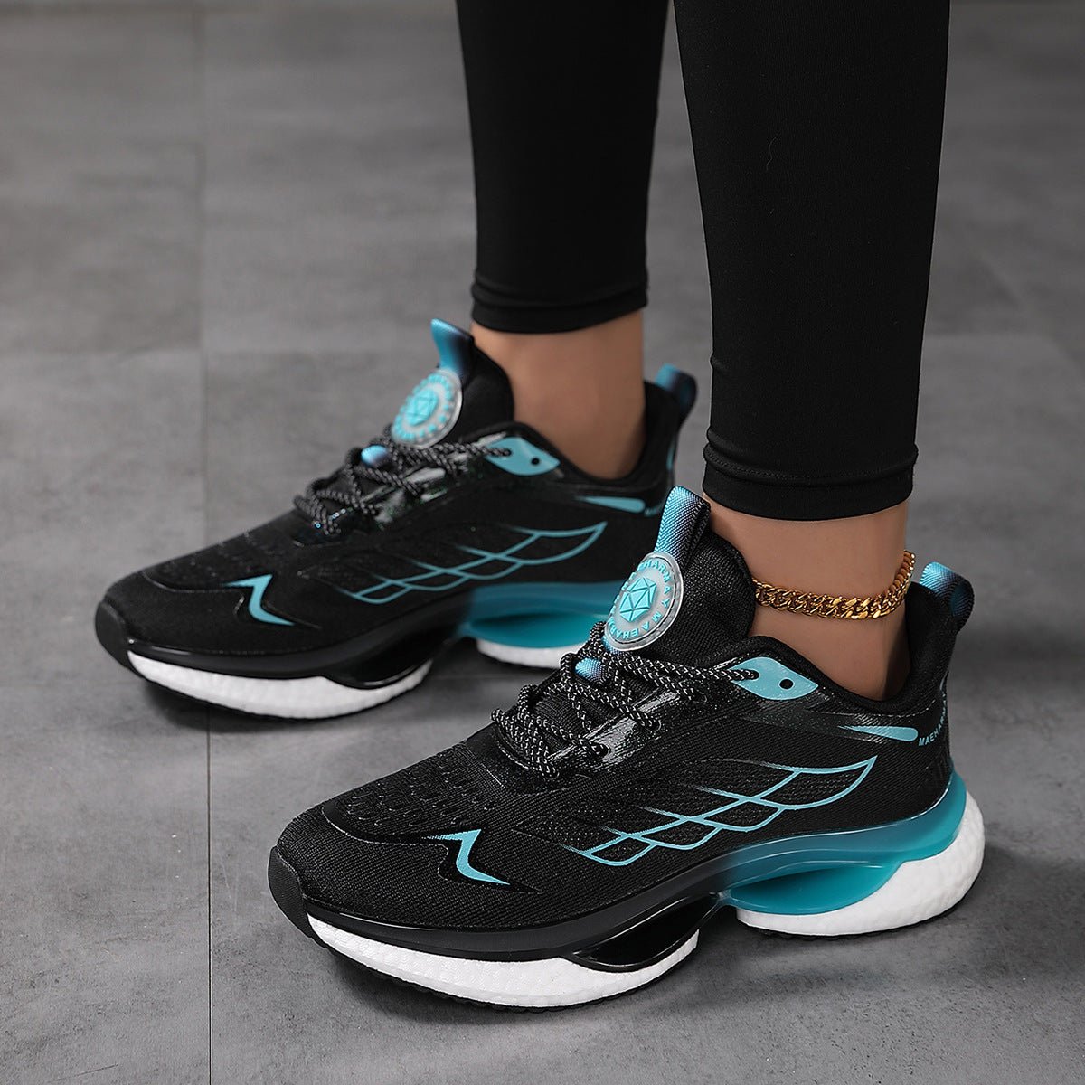 Womens Lightweight Shock - Absorbing Mesh Running Shoes For Sports - Oopsdadforgot.com