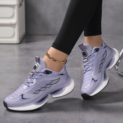 Womens Lightweight Shock - Absorbing Mesh Running Shoes For Sports - Oopsdadforgot.com