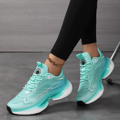 Womens Lightweight Shock - Absorbing Mesh Running Shoes For Sports - Oopsdadforgot.com
