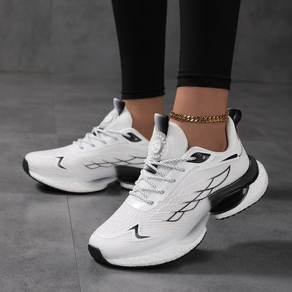Womens Lightweight Shock - Absorbing Mesh Running Shoes For Sports - Oopsdadforgot.com